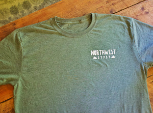 Northwest Gypsy Tee in Heather Green